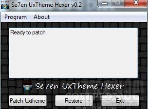 Se7en UxTheme Hexer(让系统支持第三方主题) 英文绿色版,Se7en UxTheme Hexer(让系统支持第三方主题) 英文绿色版下载,Se
